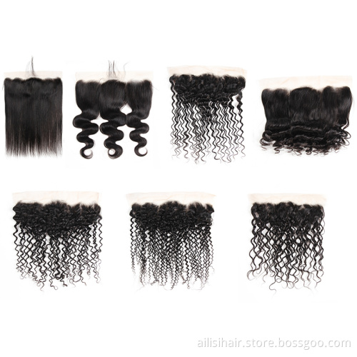 Top Quality High Digital Thin HD Lace Frontal Closure HD Transparent Swiss Lace Frontal Vendor Transparent HD Lace Frontal